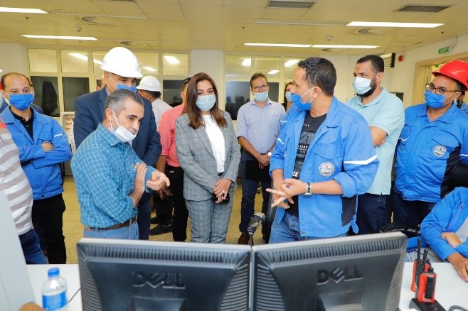 Damietta Governor visits the Egypt factory for the production of fertilizers "MOPCO"